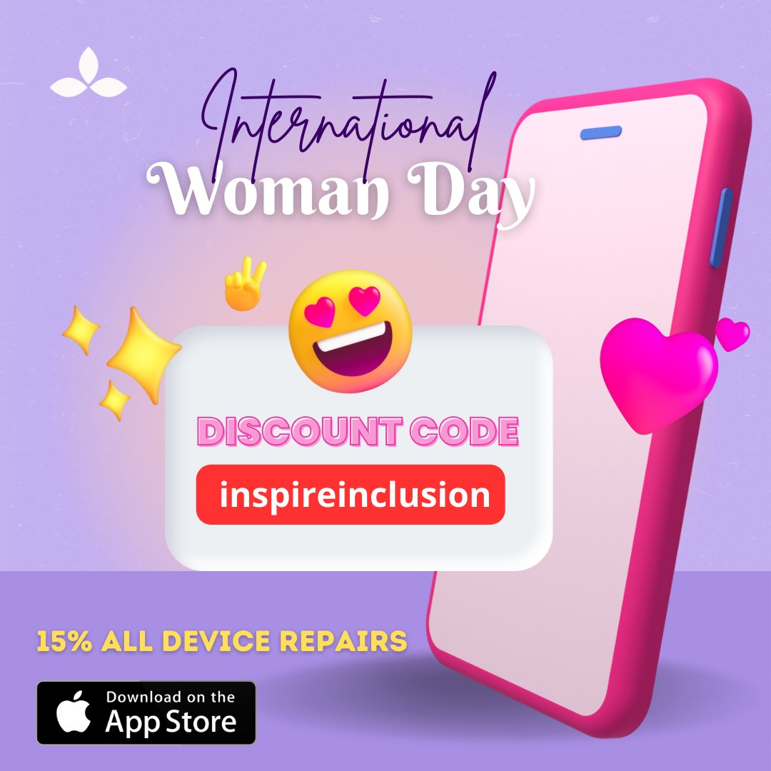 Repatch_'s tweet photo. Celebrate International Women's Day Week with us! 

Unleash your full potential by getting your device repaired at a special discount, available now through March 10th. Together, let's empower women, one gadget at a time. 

Dive in, the time is now!
#InternationalWomensDay #IWD https://t.co/frsQnj7Rz3