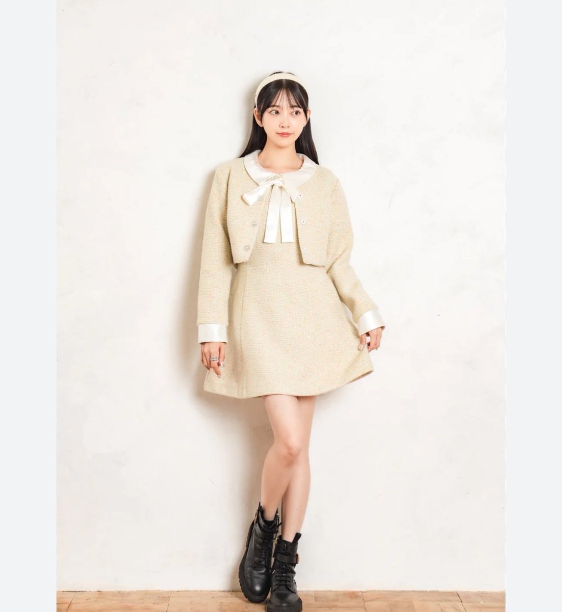 のぎbox Teddy Dream Town SR賞　岡本姫奈 💜 #乃木坂46 #岡本姫奈 ちゃん □ MimiChaton tweed jacket