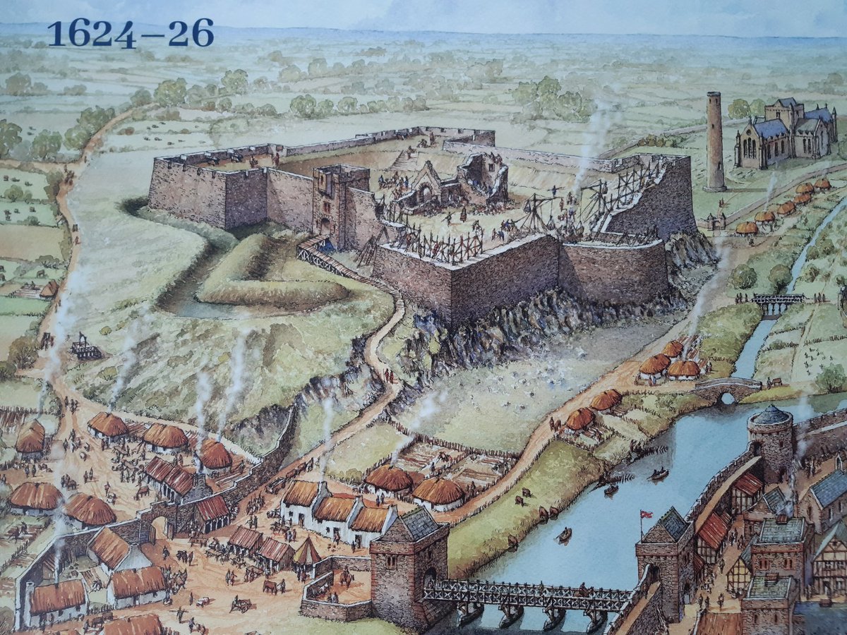 Can you imagine how the stone walls of Elizabeth Fort looked when construction started? This year marks 400 years since builders began the current version of the fort. This is how we imagine it Illustration by: Philip Armstrong #elizabethfort #purecork @corkcitycouncil @pure_cork