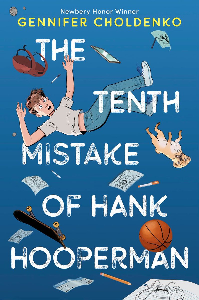 When the only reason I give something four stars is that it's TOO optimistic... I have to bump it to five. @choldenko @AAKnopf THE TENTH MISTAKE OF HANK HOOPERMAN (6/11/24) shows a tween meeting profound obstacles with resilience and support.