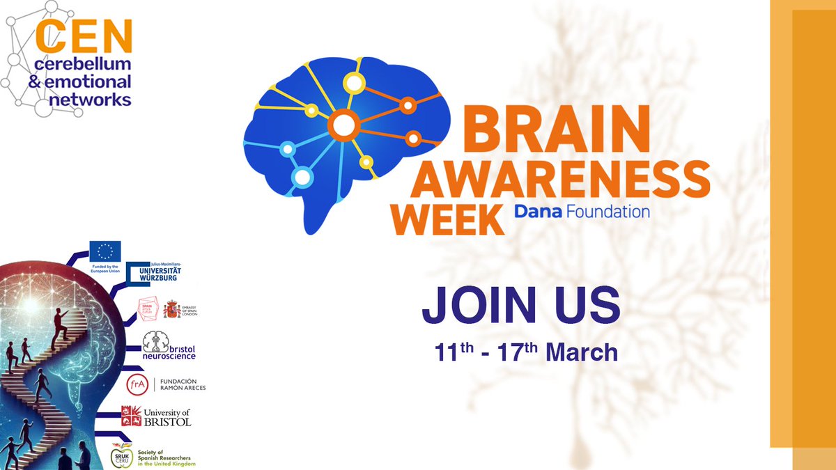 CEN (@cen_itn) on Twitter photo We are one week away from #BrainAwarenessWeek <a href="/dana_fdn/">Dana Foundation🧠</a>
CEN has prepared two fantastic events in the UK and Germany to celebrate and promote public awareness of the progress and benefits of brain research.
🗓️Würzburg 13th March
🗓️Bristol 15th & 16th March
Stay tuned!
👇 We are one week away from #BrainAwarenessWeek <a href="/dana_fdn/">Dana Foundation🧠</a>
CEN has prepared two fantastic events in the UK and Germany to celebrate and promote public awareness of the progress and benefits of brain research.
🗓️Würzburg 13th March
🗓️Bristol 15th & 16th March
Stay tuned!
👇