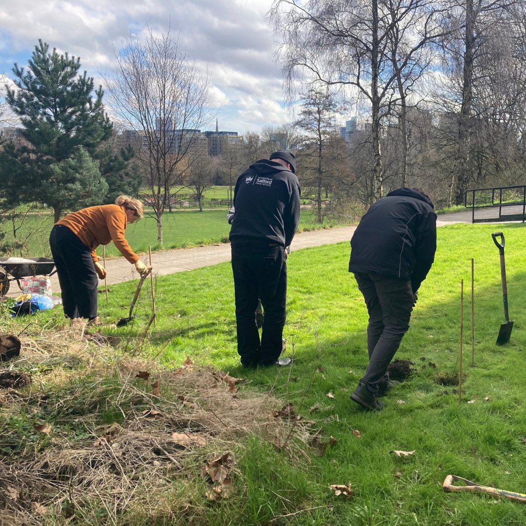 UoS Sustainability (@uos_sustain) on Twitter photo #GoGreenSalford2024 started yesterday!💚
🌿Alongside <a href="/SalfordRanger/">Salford Ranger Team</a> a hedgerow was planted next to our Community Growing Space.
🌱This included Dog Rose, Field Maple, Blackthorn, Hawthorn & Rose Hip.
It will help to provide a valuable new habitat for wildlife like hedgehogs!🦔 #GoGreenSalford2024 started yesterday!💚
🌿Alongside <a href="/SalfordRanger/">Salford Ranger Team</a> a hedgerow was planted next to our Community Growing Space.
🌱This included Dog Rose, Field Maple, Blackthorn, Hawthorn & Rose Hip.
It will help to provide a valuable new habitat for wildlife like hedgehogs!🦔