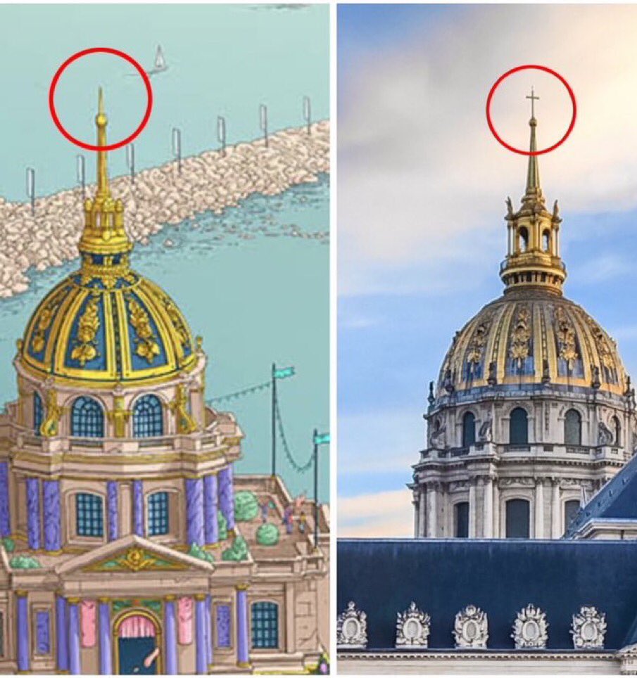 France has taken off the cross from the Les Invalides (the church where Napoleon is buried) in Paris from the official poster design for the 2024 Olympic Games in France.

Via <a href="/Sachinettiyil/">Sachin Jose</a>
