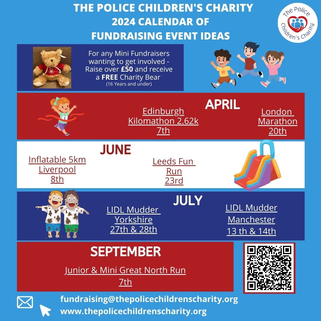 Have you set yourself a challenge this year to run a marathon or to get fit. Why not tie the 2 together and raise money for The Police Children's Charity. Here are a few ideas to get you inspired. thepolicechildrenscharity.org/get-involved/f…