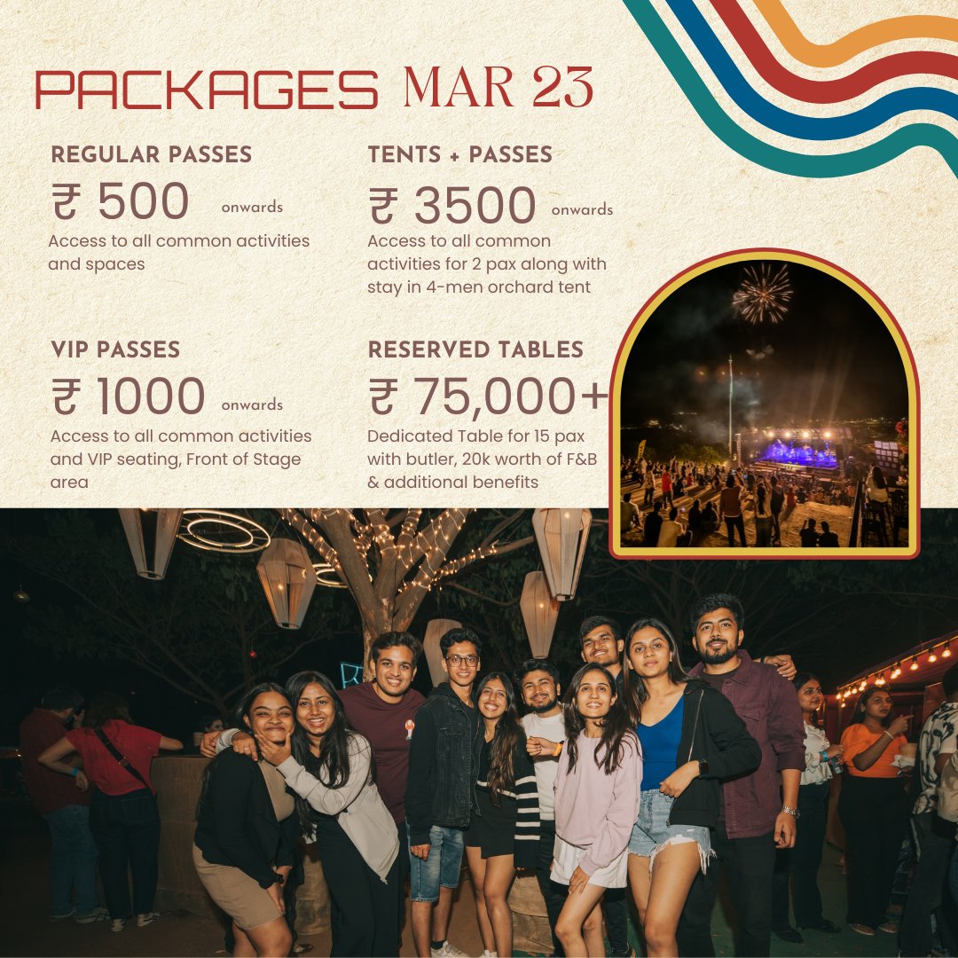 thecampmax's tweet image. Immerse yourself in an unforgettable experience featuring curated food and beverages.

📞Contact us at 8879793099 or 8657580203. For VIP boxes, call 8657580203.
.
.
.
#CampMax #MaxFields #TheHoliLongWeekend #HoliCelebration #Zaeden #Dikshant #LastMinuteIndia #MaxSundayMarket