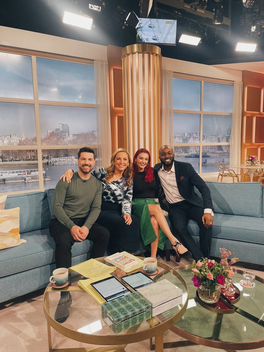 That's a wrap! ✊🏾🙌🏾 Had a great time on @thismorning with Craig Doyle, Josie Gibson and Dianne Buswell! Speaking about #EatingDisordersDontDiscriminate and its message of hope! Order now: linktr.ee/drchuks_