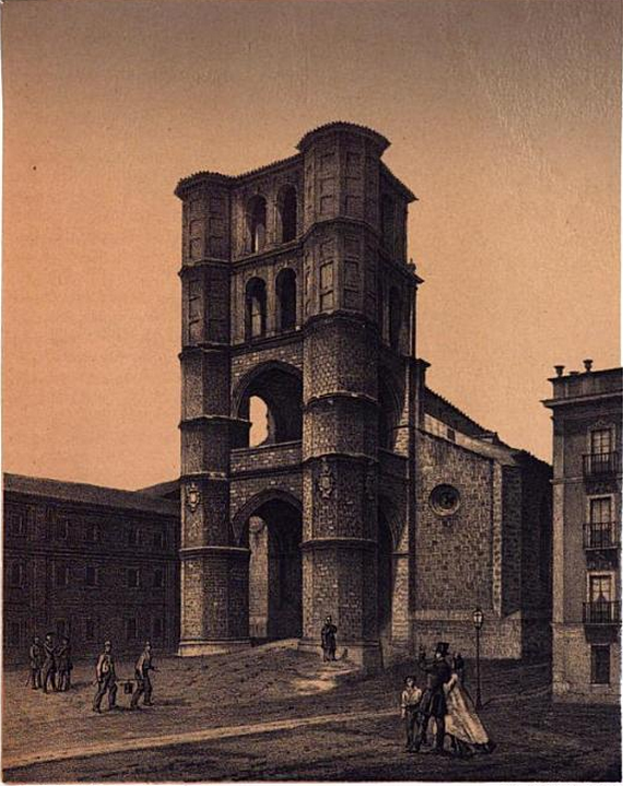 infoVLL's tweet photo. Si los enormes arcos y los gigantescos pilares de la iglesia San Benito te parecen impresionantes, ¿cómo te quedas si te decimos que hasta el siglo XIX este impresionante pórtico-fachada contaba con dos cuerpos más? 🏛️😱 https://t.co/nh8WdRWadW