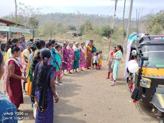 Community awareness campaign has started in 15 GPs of Dharampur, Valsad on Government schemes linkages and awareness on possible tie ups for tribal community is the key moto of this campaign.