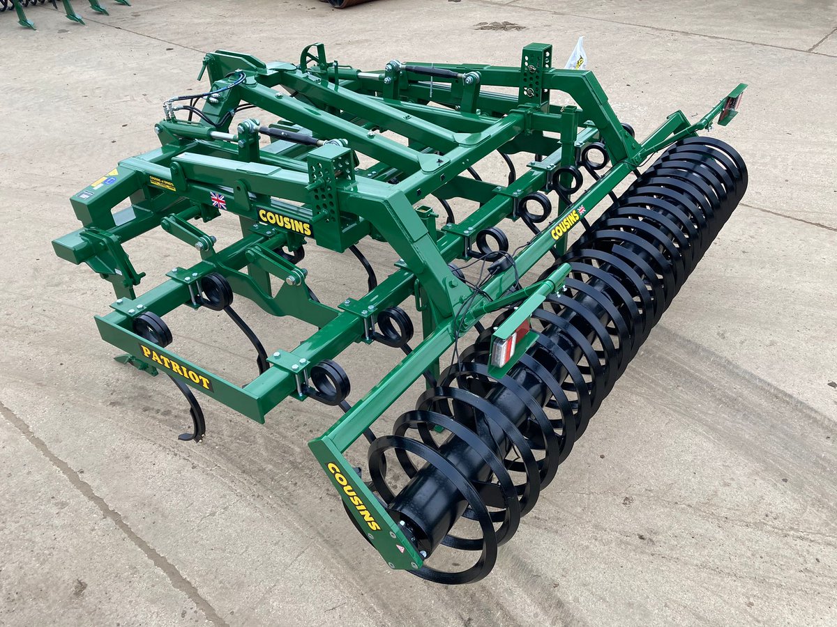 Delivered to farm last week, this bespoke little number 😎 The customer required a Patriot, specifically with coil tines, in place of the discs, and a rear 24” solid coil. Sold via our dealer Ben Burgess 👌🏼 Are you looking for a specific machine? #CousinsOfEmneth