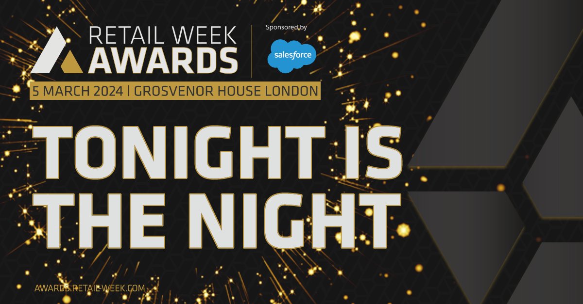 Retail Week (@retailweek) on Twitter photo Tonight is the night!
The Retail Week Awards for 2024 is hours away. Keep an eye on our X account to see the winners first this evening!
#RWAwards24 <a href="/SalesforceUK/">Salesforce UK & Ireland</a> Tonight is the night!
The Retail Week Awards for 2024 is hours away. Keep an eye on our X account to see the winners first this evening!
#RWAwards24 <a href="/SalesforceUK/">Salesforce UK & Ireland</a>