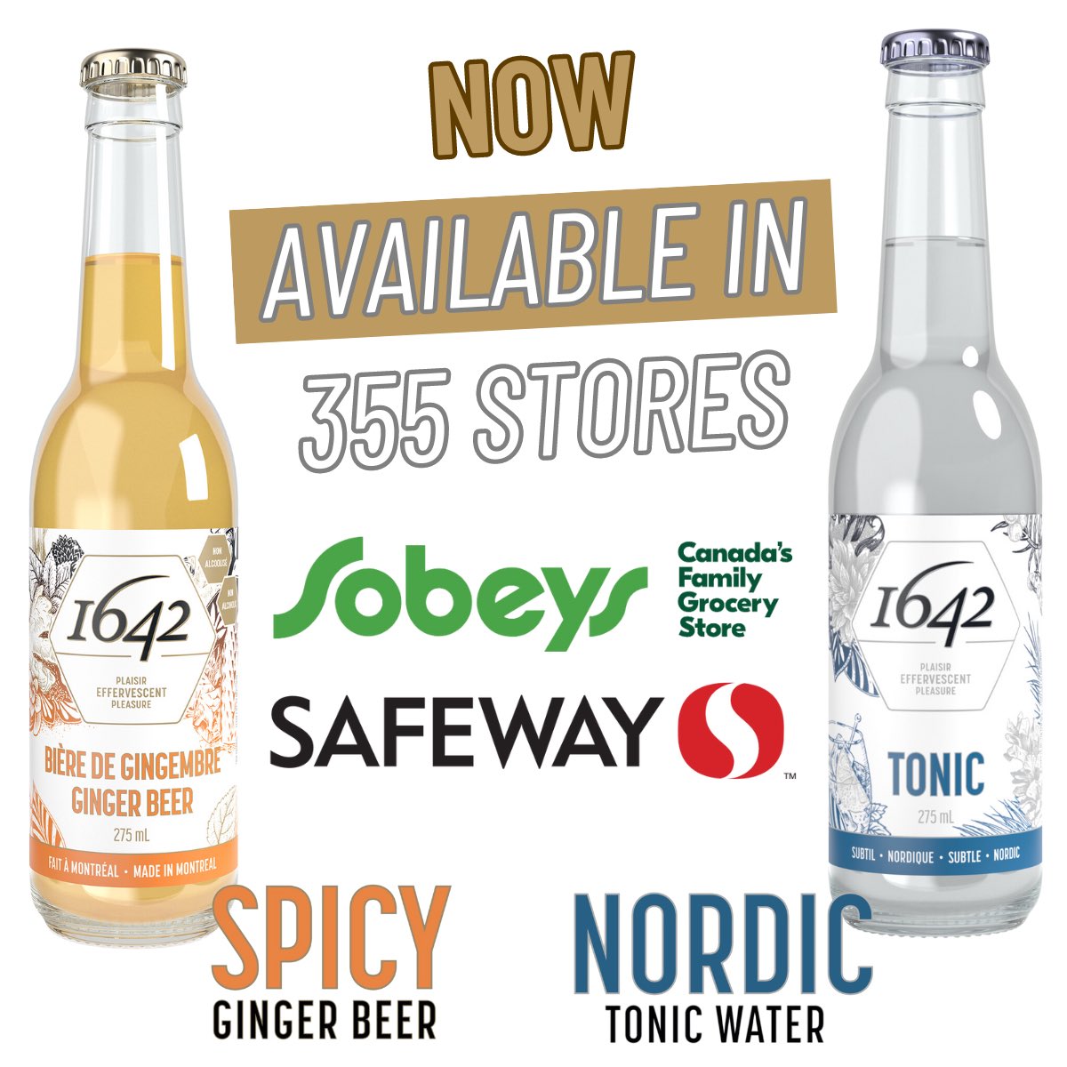 #gingerbeer #premiummixer #mixer #cocktails #1642 #moscowmule #muledemoscou #local #alimentsduquebec #madeincanada #nopreservatives #natural #ginger #premium #drinklocal