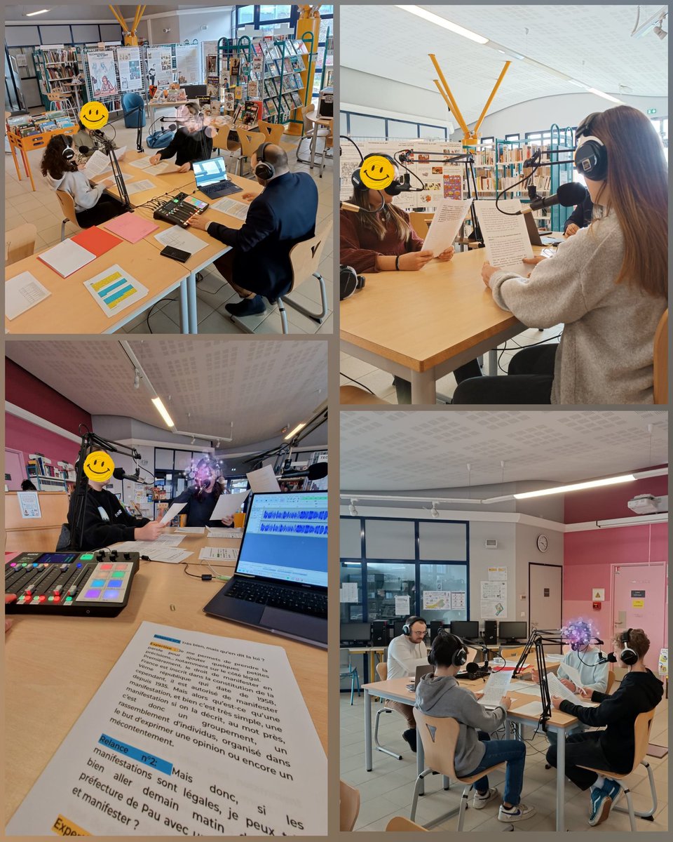 //La culture informationnelle et l’EMI : parcours d’apprentissages au Lycée// Projet radio 2des. Premiers enregistrements des chroniques radiophoniques avec le directeur d'antenne Julien Toth-Deswarte <a href="/pontacqradio/">PONTACQ RADIO 🎙️</a> 🎧📻🎤
#EMI #citersessources #oral