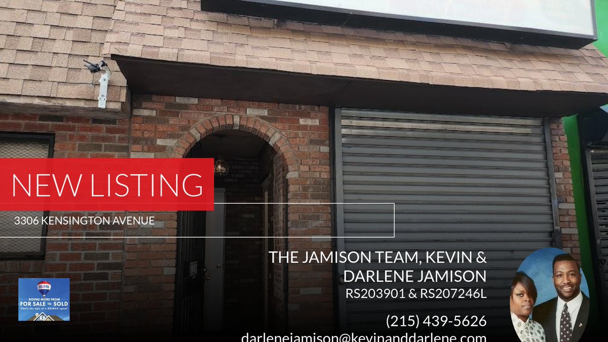 TheJamisonTeam's tweet photo. 📍 New Listing 📍 Take a look at this fantastic new property that just hit the market located at 3306 Kensington Avenue in Philadelphia. Reach out here or at (215) 439-5626 for more information

The Jamison Team
Kevin &amp; Darlene Jam... https://t.co/2UUaICOtZw https://t.co/M4xVbssUUi
