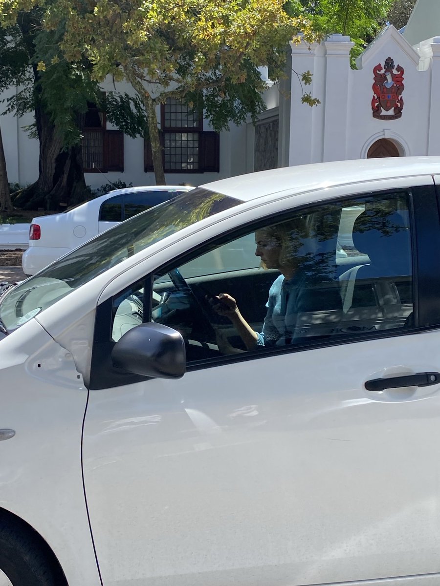 One of the many I see in Stellenbosch every day : texting / browsing while driving