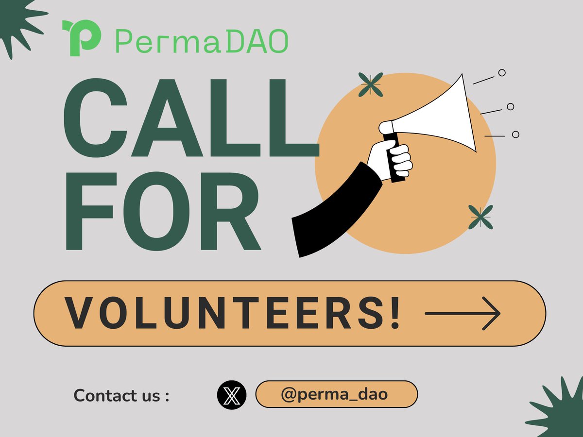 🚀 The PermaDAO Development Guild is now translating the cookbook_ao.arweave.dev into Chinese! 📚🌐 If you’re keen to contribute, join us as a volunteer! 🤝💬 

#PermaDAO #OpenSource
#VolunteersNeeded