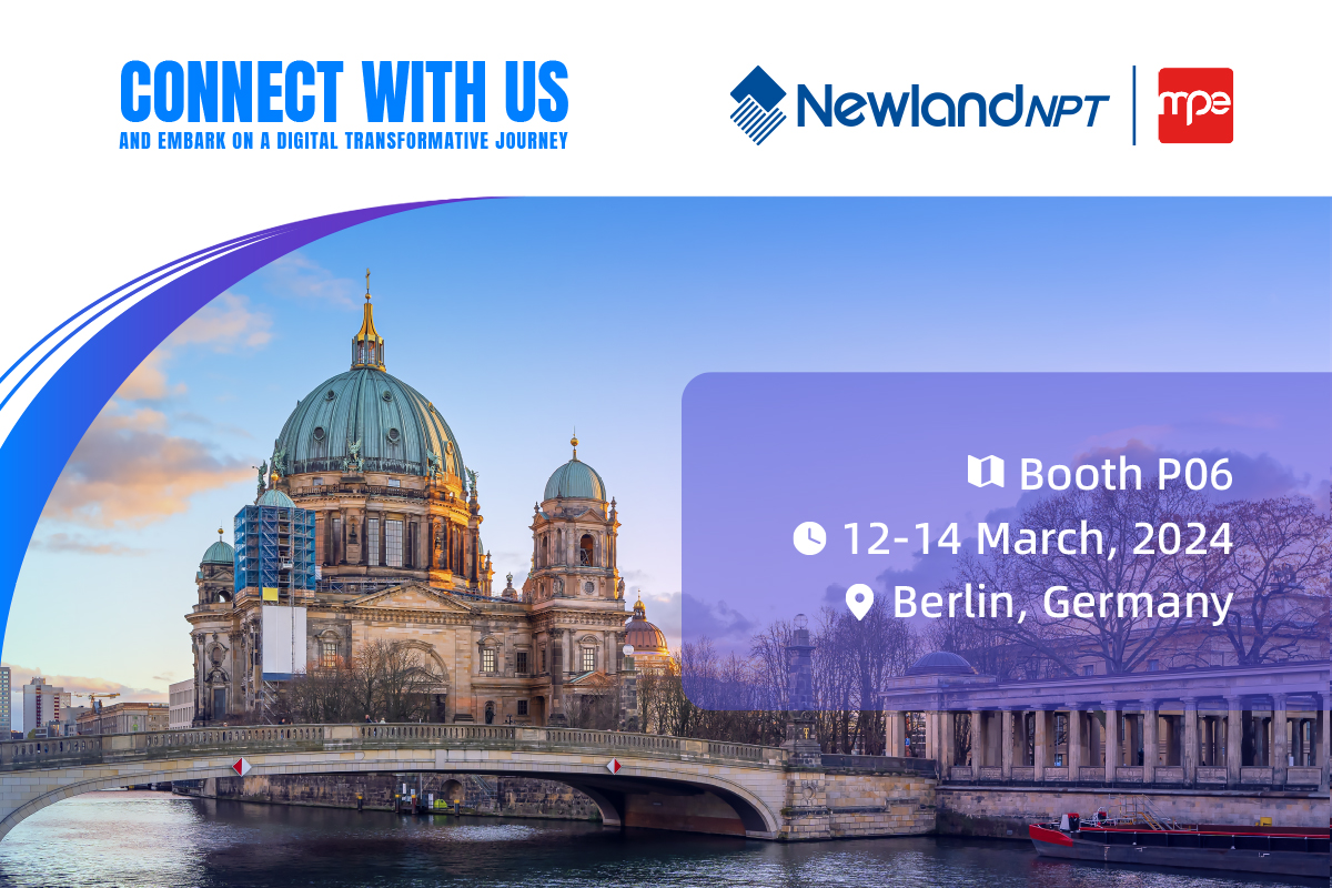 Join #NewlandNPT at MPE2024!
March 12-14, Stand P06, Berlin
At Newland NPT, we're dedicated to transforming the point of sale experience. Join us at Merchant #Payments Ecosystem, #Europe's foremost event for #payment innovations.
Sign up now:  lnkd.in/e9iWXECS.
#Retail