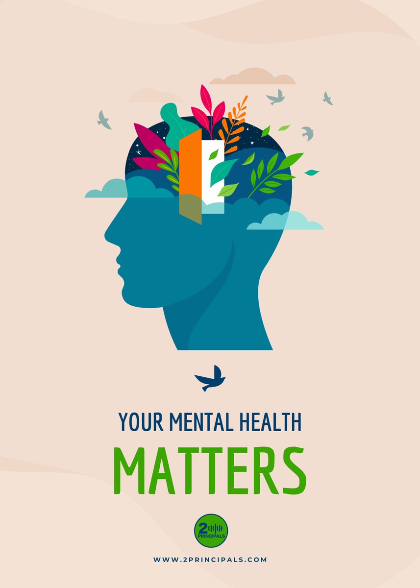 Don't underestimate the power of a mental health check-in. Take a minute today to assess your well-being. Make it a great day friends! #2PMentalHealthMinute #Leadership