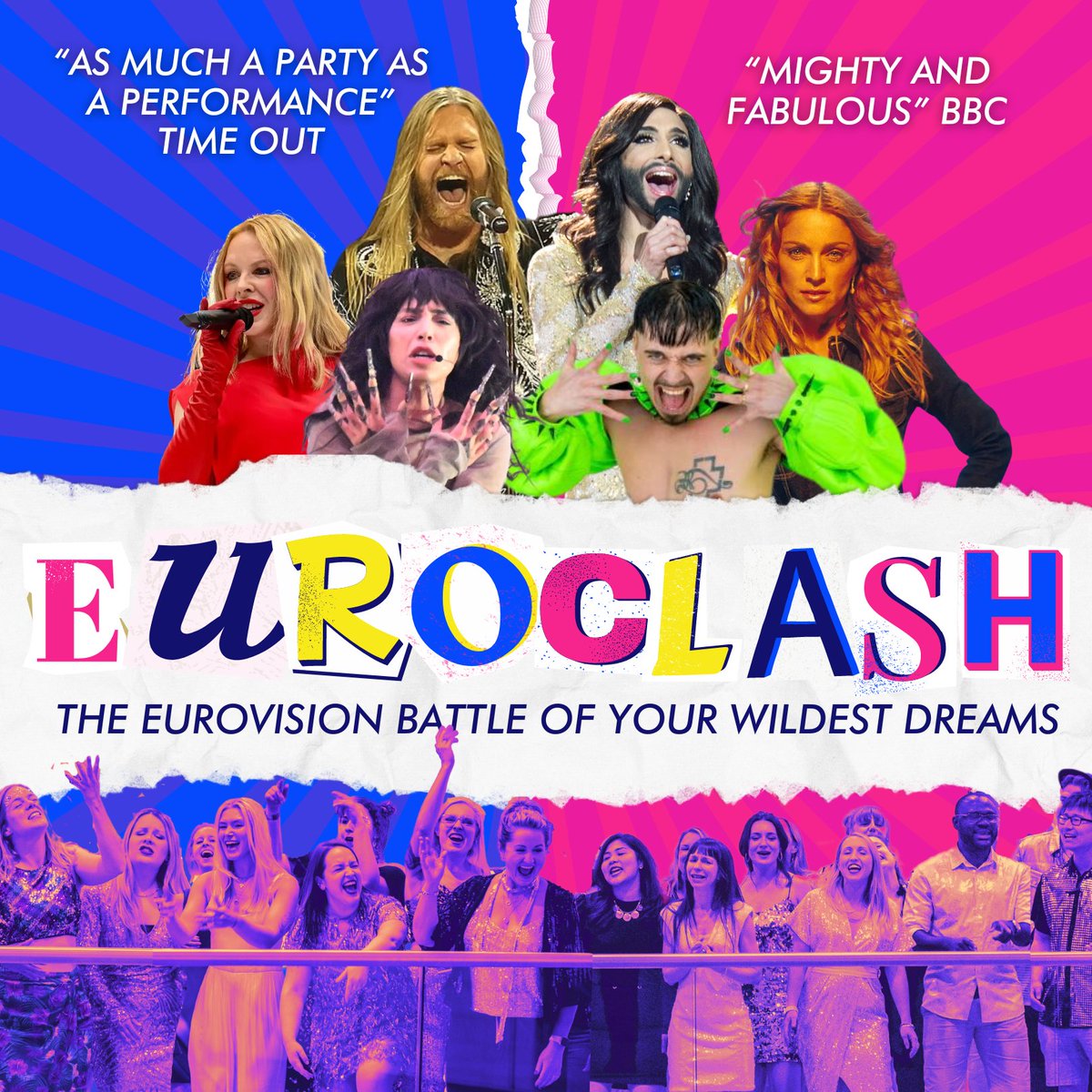 Some Voices choir presents EuroClash 2024, live on our stage! 🌟 🎟️ thegrand.info/some-voices-20… 📆 March 25-27th In this riotous reinvention of Eurovision, experience the joy of 250 voices recreating legendary moments and absolute bangers from your favourite song contestants!