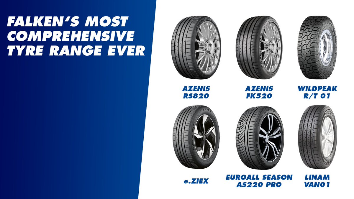 📰 NEWS: Ready for the summer: @FalkenTyres launches its most comprehensive tyre range ever

The full article can be found on our website:

elan-pr.com/ready-for-the-…

#FalkenSpotting #FalkenFam @falkentire