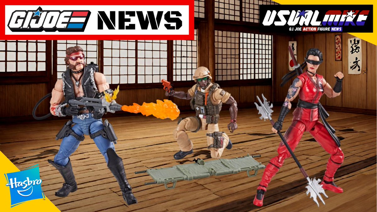 NEW VIDEO: G.I JOE ACTION FIGURE NEWS DREADNOKS, NINJAS AND A DOCTOR PLUS AN EPIC UNBOXING!!! #GIJoe #NEWS #ACTIONFIGURES #hasbro #Usualmiketelevision youtu.be/CzxMptCniAs