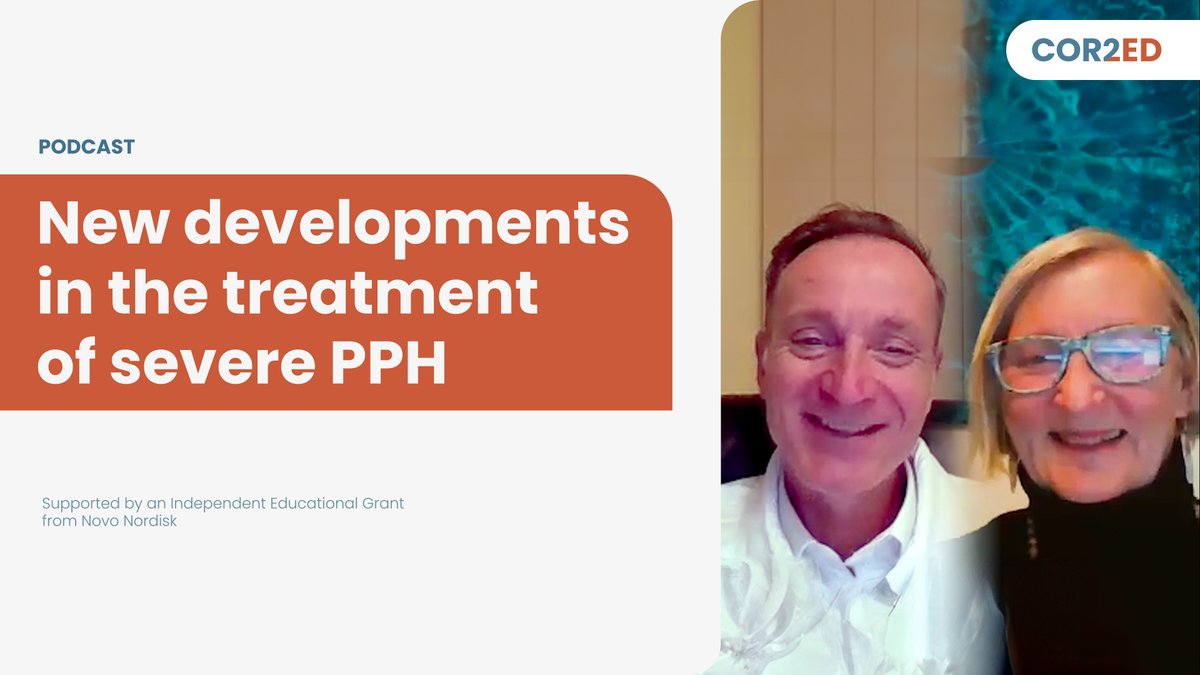 🎙️Brand new podcast! The final episode is here. Join Prof. Ács & Dr Ducloy-Bouthors in their discussion on new strategies for severe #PPH including new drugs, improved treatment strategies & the latest technological advances. Listen or watch at: Spotify:open.spotify.com/episode/0OfSLr……