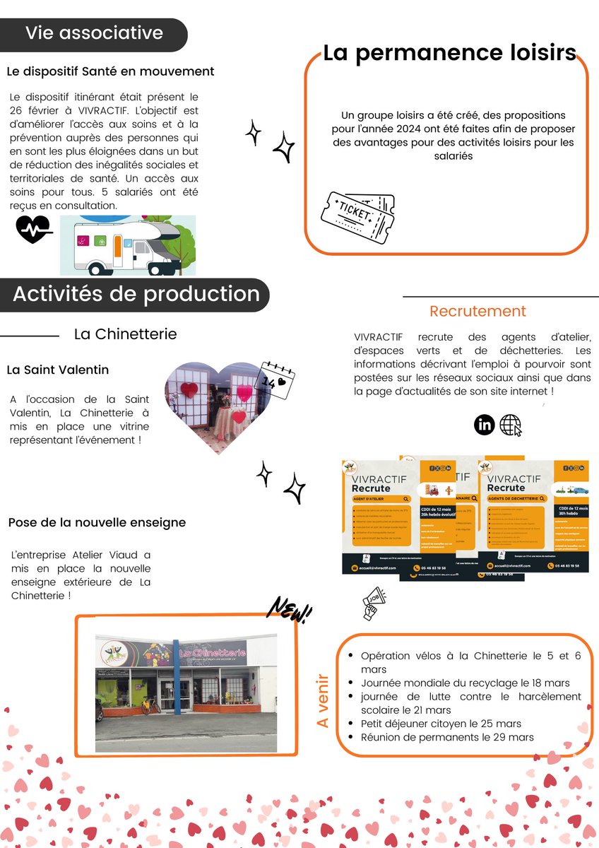 vivractif's tweet photo. 📃 Retrouvez les infos de VIVRACTIF dans le blabla du mois de février ! https://t.co/0lqwbSL69Q
