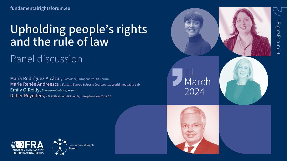 How can we safeguard the values our democracies are built on? Follow #RightsForum24 panellists as they explore how to prevent democratic & rule of law backsliding, alongside measures to address rights abuses & inequalities. Register here: fundamentalrightsforum.eu/registration/r…