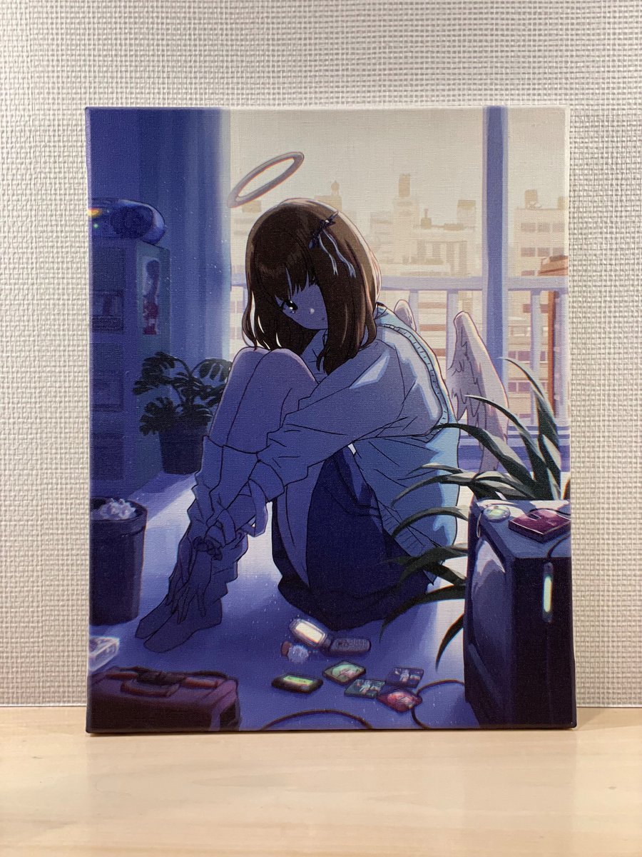 「お知らせ新作イラストのグッズが販売開始しました!キャンパスアートです!長崎にて開」|和遥キナのイラスト
