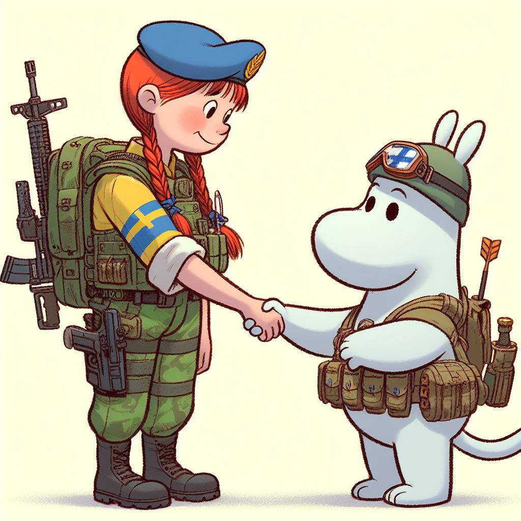 Sweden and Finland the bestest of friends 🇸🇪🤝🇫🇮