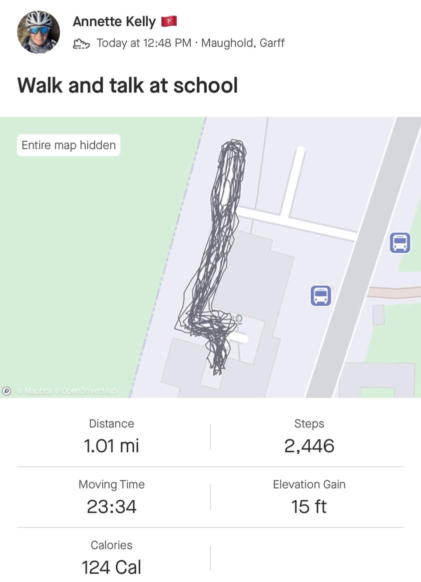 🙌 1 mile Walk & Talk 🙌 #keepactive #walkandtalk