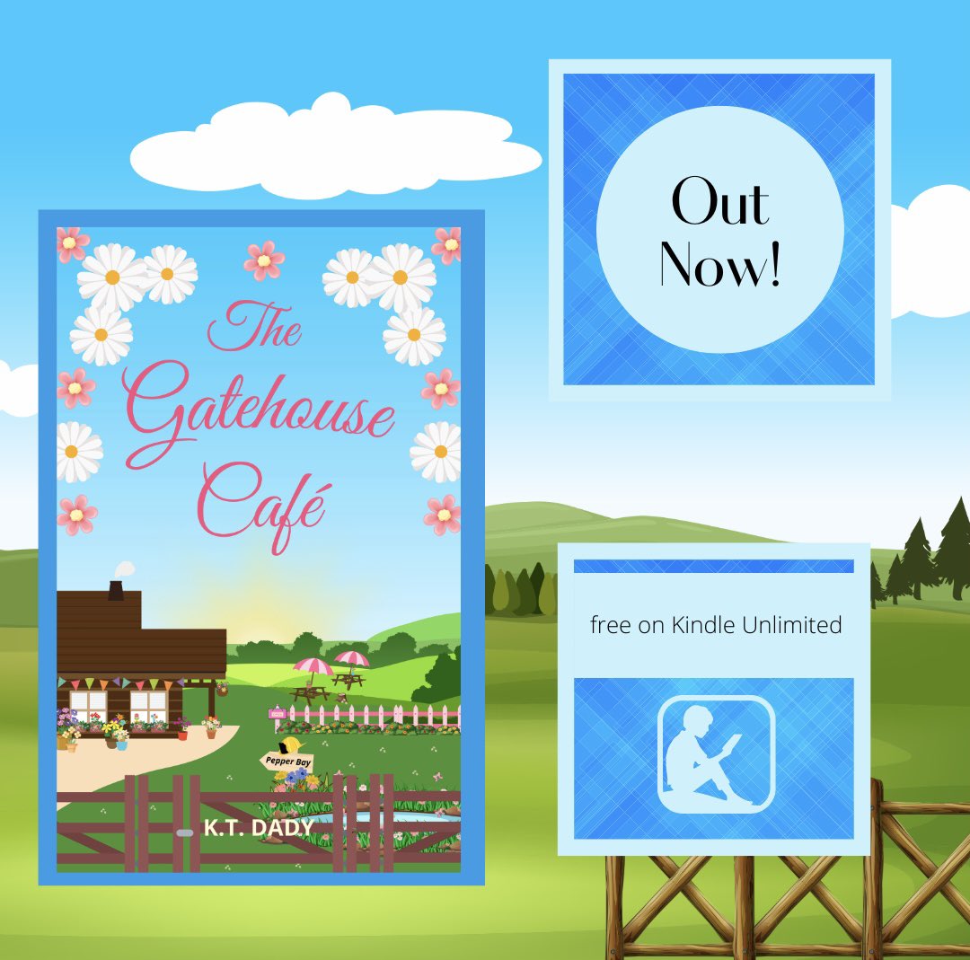 My #TuesNews @RNAtweets is book 11 in the bestselling #pepperbayseries - The Gatehouse Café - is available now.

📍 mybook.to/GatehouseCafe

#smalltownromance #womensfiction #isleofwight #friendstolovers