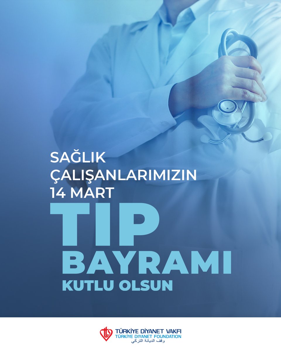 Koşullar ne olursa olsun sağlık için fedakarca çalışan tüm sağlık çalışanlarımızın #14MartTıpBayramı’nı kutluyor, hayatını kaybeden sağlık çalışanlarımızı rahmetle anıyoruz.