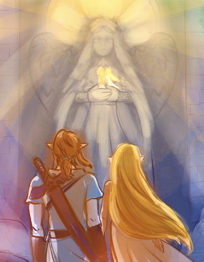 🕊️🌤️✨ #botw #skywardsword #illustrationart