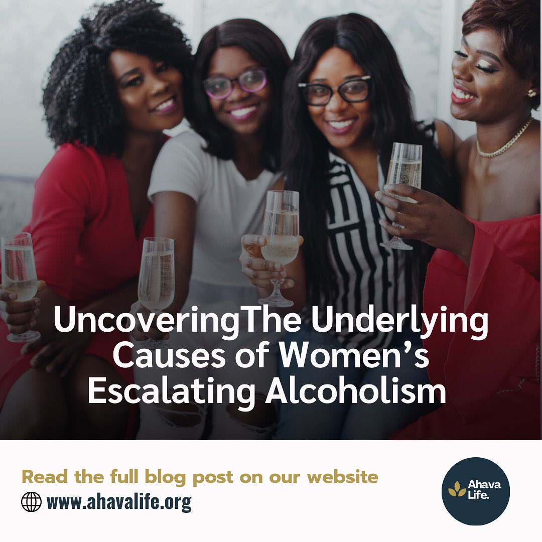 What can be attributed to the rise of alcoholism and addiction among women? 

Read the full blog post on Uncovering The Underlying Causes  Of Women’s Escalating Alcoholism on the @AhavaLifeOrg website here: 

t.ly/tifnE

#iwd2024
#womensday
#womenswellness