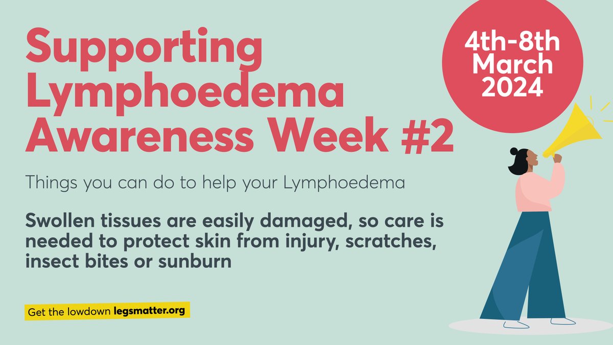 We are supporting #LymphoedemaAwareness Week! legsmatter.org/information-an… #lymphoedema #LAW2024 #WorldLymphoedemaDay