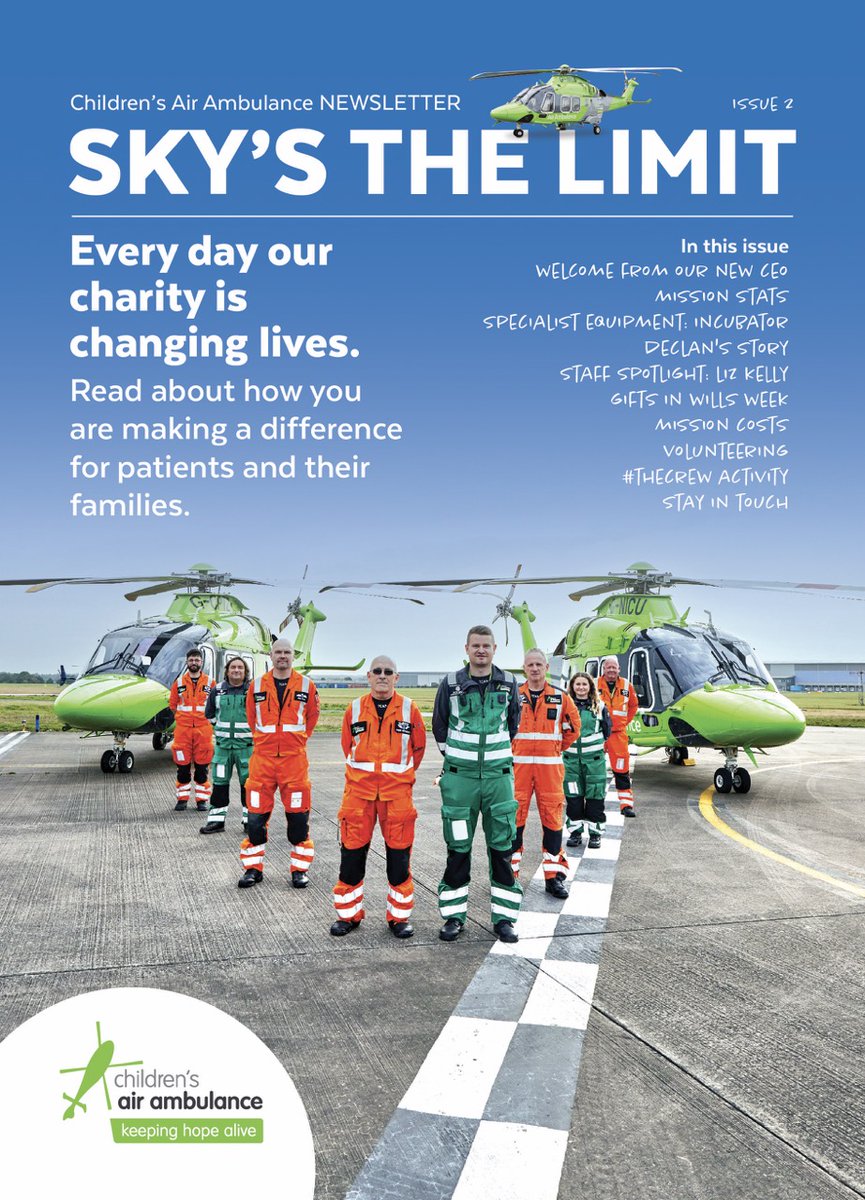 The second edition of our Sky's the Limit newsletter is available now! Dive deeper into the world of our state-of-the-art Neonatal Transport Systems that are designed to keep the youngest and most delicate lives safe during their flights 🚁 Newsletter - airamb.co/SkystheLimit