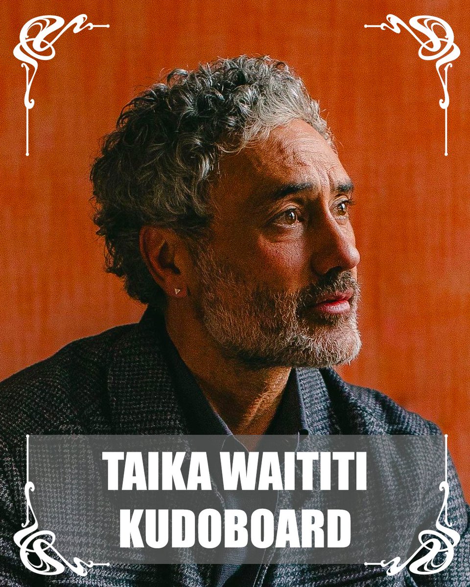 I am happy to announce the launch of a Kudoboard dedicated to Taika Waititi! ✨
Please, add your kind words, well wishes, thanks, or other positive thoughts for Taika on the link below 🧵
ofmdlove.kudoboard.com/boards/Mi5DxyB…

#TaikaTuesday #TaikaWaititi
#OurFlagMeansDeath