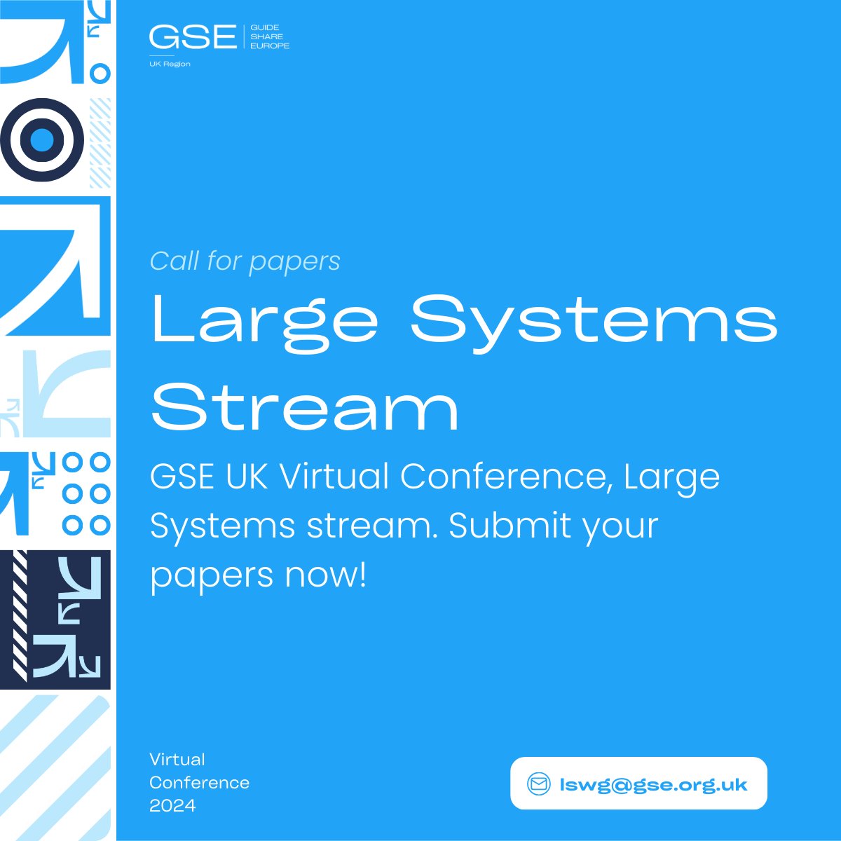 GS UK Independent (@gseukc) on Twitter photo Exciting news for the GSE UK Virtual Conference—new slots are available in the Large Systems working group 🌟 It's your moment to share innovative ideas & research with leading IT pros. Submit your papers to lswg@gse.org.uk and help shape the future of tech. #GSEUK #LargeSystems Exciting news for the GSE UK Virtual Conference—new slots are available in the Large Systems working group 🌟 It's your moment to share innovative ideas & research with leading IT pros. Submit your papers to lswg@gse.org.uk and help shape the future of tech. #GSEUK #LargeSystems