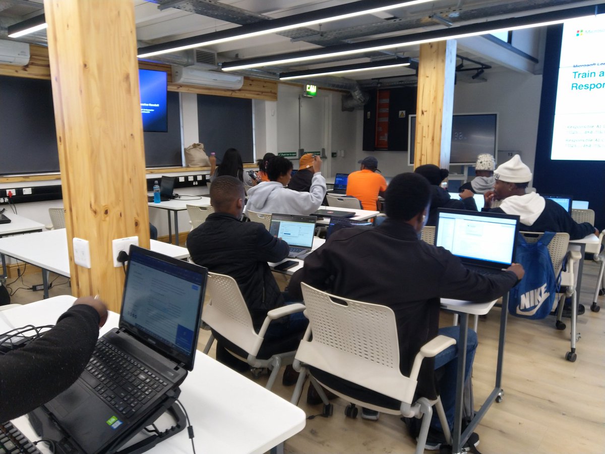 Allan Pead ๐ฟ๐ฆ #mvpbuzz (@adpead) on Twitter photo "Microsoft Responsible AI Training Workshop" kicking off in Cape Town with <a href="/JustJessZA/">Jessica Randall</a> #zindi #ai #responsibleai #azure
<a href="/futureinnovlab/">future-innovation-lab</a> <a href="/UWConline/">UWC</a> <a href="/MicrosoftSA/">Microsoft SA</a> "Microsoft Responsible AI Training Workshop" kicking off in Cape Town with <a href="/JustJessZA/">Jessica Randall</a> #zindi #ai #responsibleai #azure
<a href="/futureinnovlab/">future-innovation-lab</a> <a href="/UWConline/">UWC</a> <a href="/MicrosoftSA/">Microsoft SA</a>