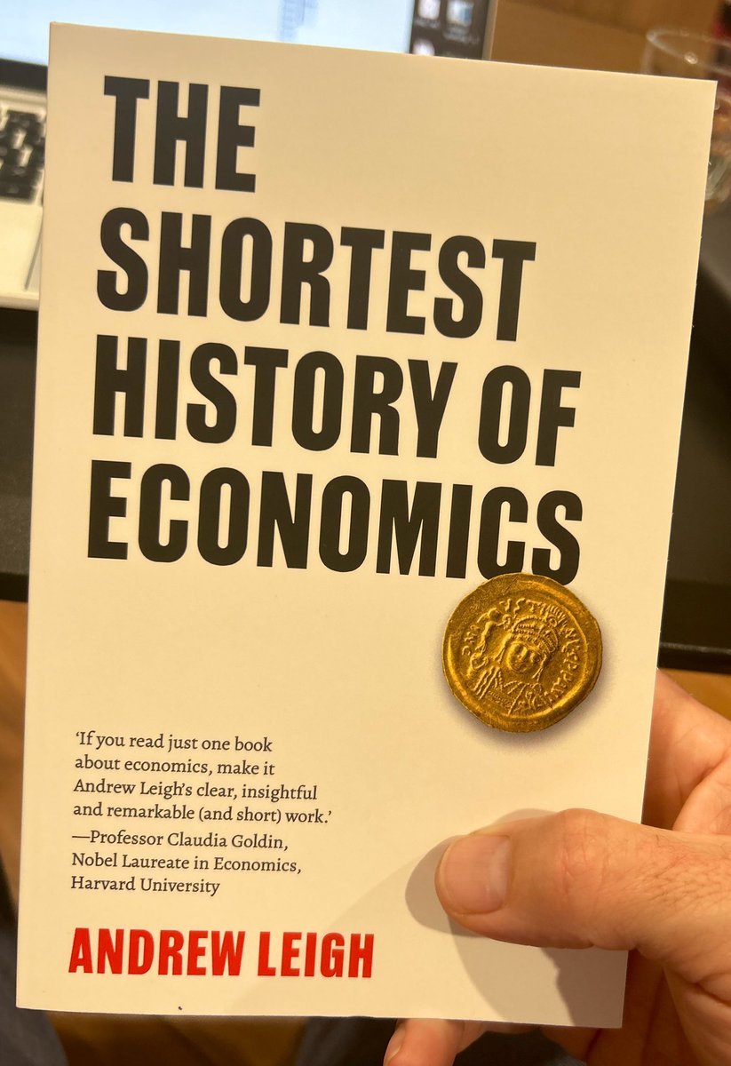 Andrew Wear (@andrewwear) on Twitter photo Really looking forward to reading The Shortest History of Economics - the new book from <a href="/ALeighMP/">Andrew Leigh</a>. Andrew has a huge brain and capacity to explain complex ideas in an engaging way, so I know this will be amazing. Really looking forward to reading The Shortest History of Economics - the new book from <a href="/ALeighMP/">Andrew Leigh</a>. Andrew has a huge brain and capacity to explain complex ideas in an engaging way, so I know this will be amazing.