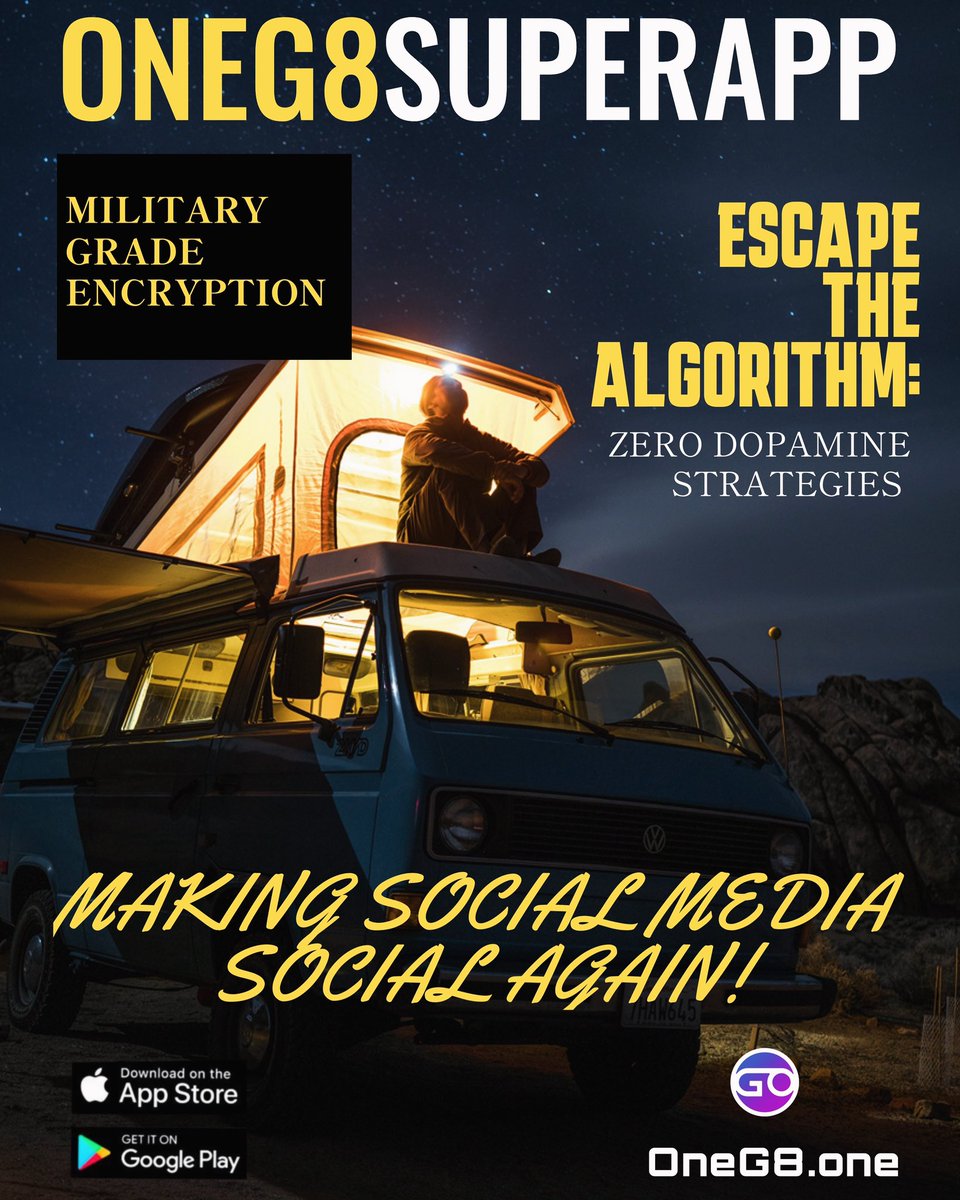 ONEG8superapp's tweet photo. Escape the Algorithm! #tech #Social https://t.co/IErm3SmkKi