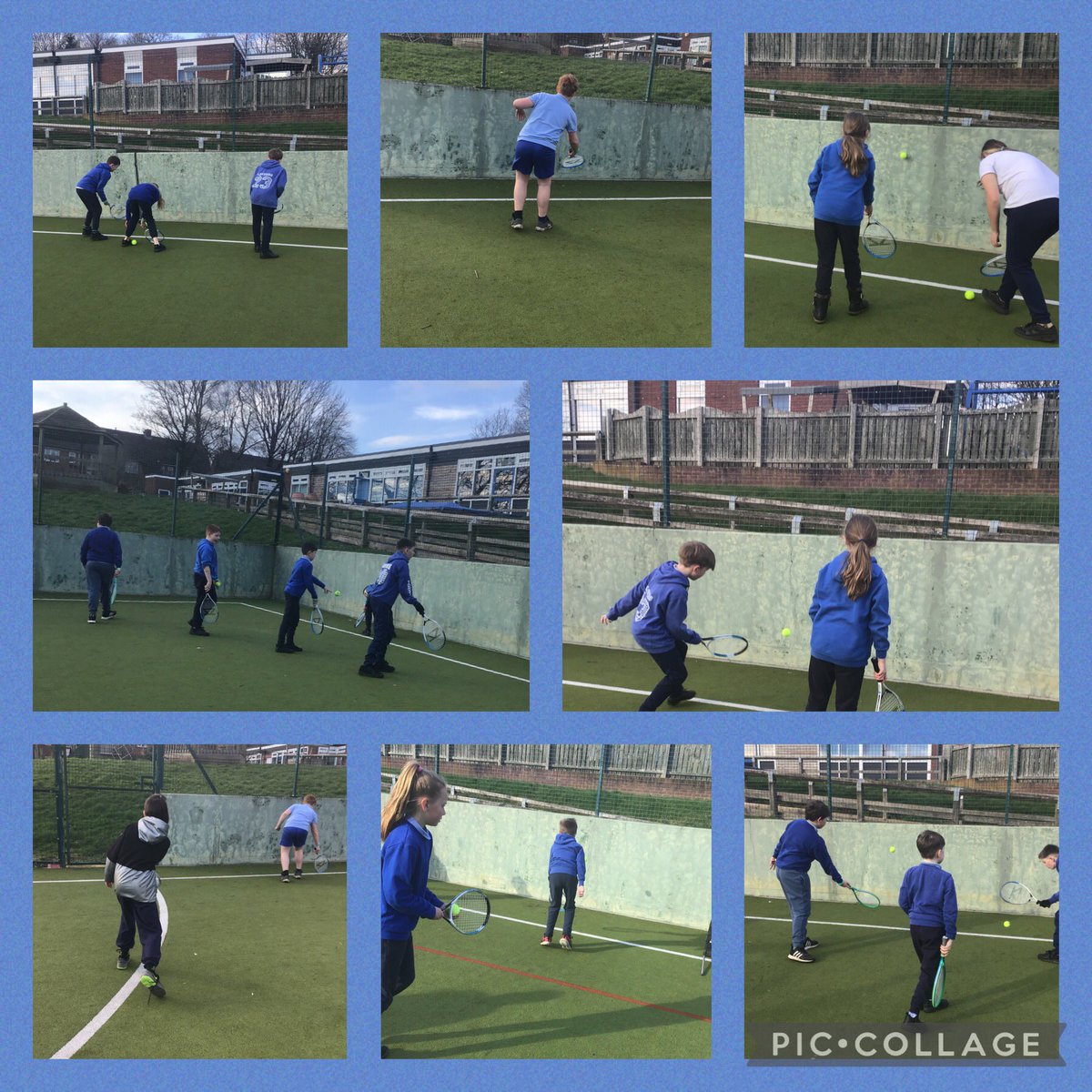 Excellent skills happening in Y5/6 yesterday - building up to their core task of Mini Tennis! 🎾
