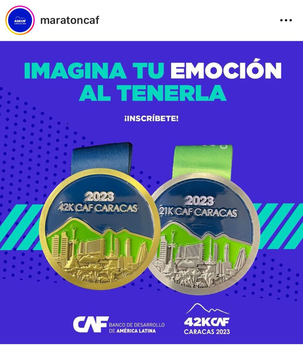 Las medallas del popular maratón <a href="/AgendaCAF/">CAF</a> incluyen al centro de tortura más grande de lationamerica: El Helicoide.
Familiares de prisioneros políticos venezolanos piden que lo elimine. Sería bonito un #CAFsinhelicoide pero lo verdaderamente importante es una #VzlasinTortura