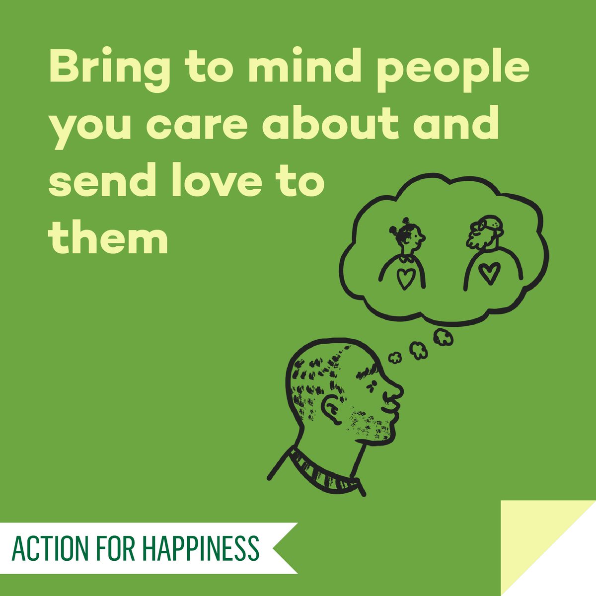 Mindful March - Day 5: Bring to mind people you care about and send love to them actionforhappiness.org/mindful-month #MindfulMarch
