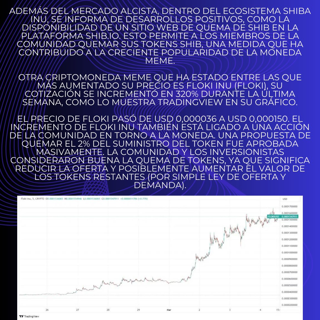 savannanews10's tweet image. 🔍¡Descubre las 5 criptomonedas &quot;meme&quot; que han experimentado un aumento en la última semana! 

🌐¡No te pierdas las tendencias en el mundo de las Criptos!

#Criptomonedas #CriptoMemes #Inversiones #MercadoCrypto #tokens #PEPE  #ShibaInu #SHIB #dogwifhat #BONK #FlokiInu #FLOKİ