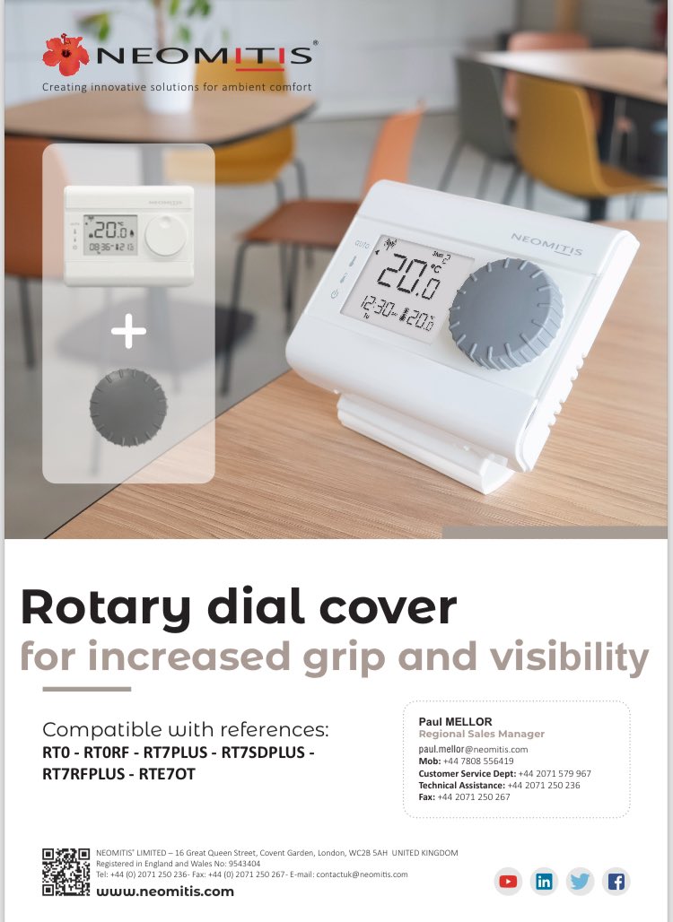 paulm_neomitis's tweet image. If you need a reliable and easy to use control for your heating then the @neomitis RT7RFPlus has to be the #controlofchoice

neomitis.com

#heating #heatingsystem #heatingengineer #thermostats #housingassociation #landlord