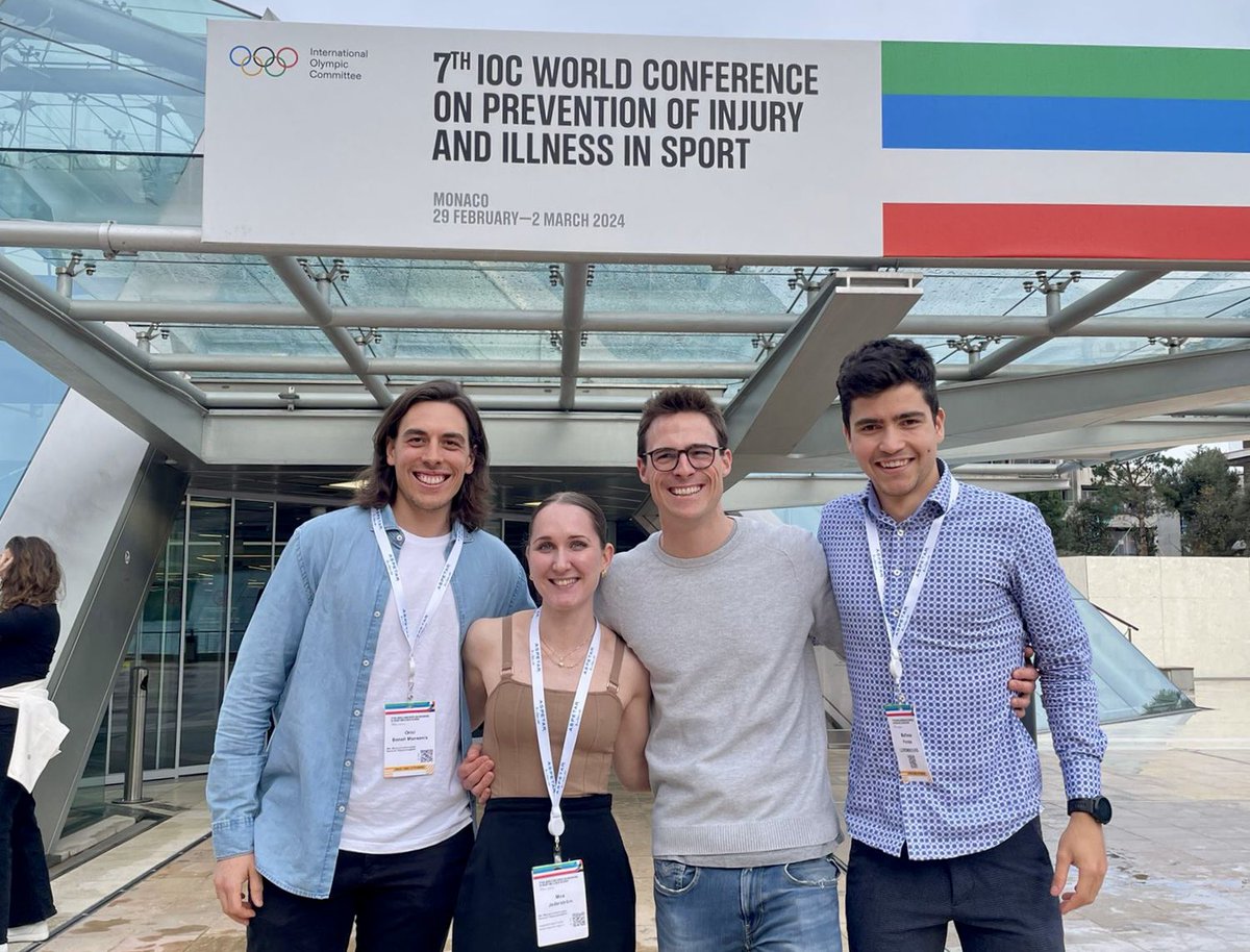 BMJ Open Sport & Exercise Medicine (@bmjopensem) on Twitter photo 🗣️Did you speak with our social media team at the <a href="/IOCprevConf/">IOC WORLD CONFERENCE</a>?
🌟 In the pic : <a href="/oriolbonellm/">Oriol Bonell Monsonís</a> , <a href="/MJederstrom/">Moa Jederström</a>, @CarrardJustin, <a href="/pontesmhp/">matheus pontes</a> (not in pic: <a href="/kailalailap/">Laila Usacka</a>)
🙌🏼 Also in the team: <a href="/Morais__Azevedo/">Ana Morais Azevedo</a>, <a href="/PatrickOwenPhD/">A/Prof Patrick J Owen</a>, Cameron Pfeffer, <a href="/Tomer_PT/">Tomer Yona</a>
#MonacoConference2024 🗣️Did you speak with our social media team at the <a href="/IOCprevConf/">IOC WORLD CONFERENCE</a>?
🌟 In the pic : <a href="/oriolbonellm/">Oriol Bonell Monsonís</a> , <a href="/MJederstrom/">Moa Jederström</a>, @CarrardJustin, <a href="/pontesmhp/">matheus pontes</a> (not in pic: <a href="/kailalailap/">Laila Usacka</a>)
🙌🏼 Also in the team: <a href="/Morais__Azevedo/">Ana Morais Azevedo</a>, <a href="/PatrickOwenPhD/">A/Prof Patrick J Owen</a>, Cameron Pfeffer, <a href="/Tomer_PT/">Tomer Yona</a>
#MonacoConference2024