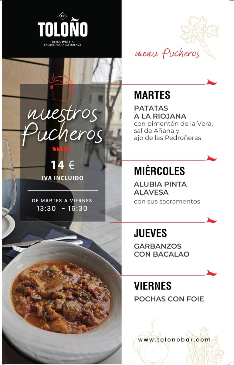bareltoloño (@bareltolono) on Twitter photo Buen momento para recordaros que nuestros pucheros levantan el ánimo a cualquiera 💪 #pucheros #cuchara #cocido #comedor #cocidos #top #vitoriagasteiz #bar #bartoloño Buen momento para recordaros que nuestros pucheros levantan el ánimo a cualquiera 💪 #pucheros #cuchara #cocido #comedor #cocidos #top #vitoriagasteiz #bar #bartoloño