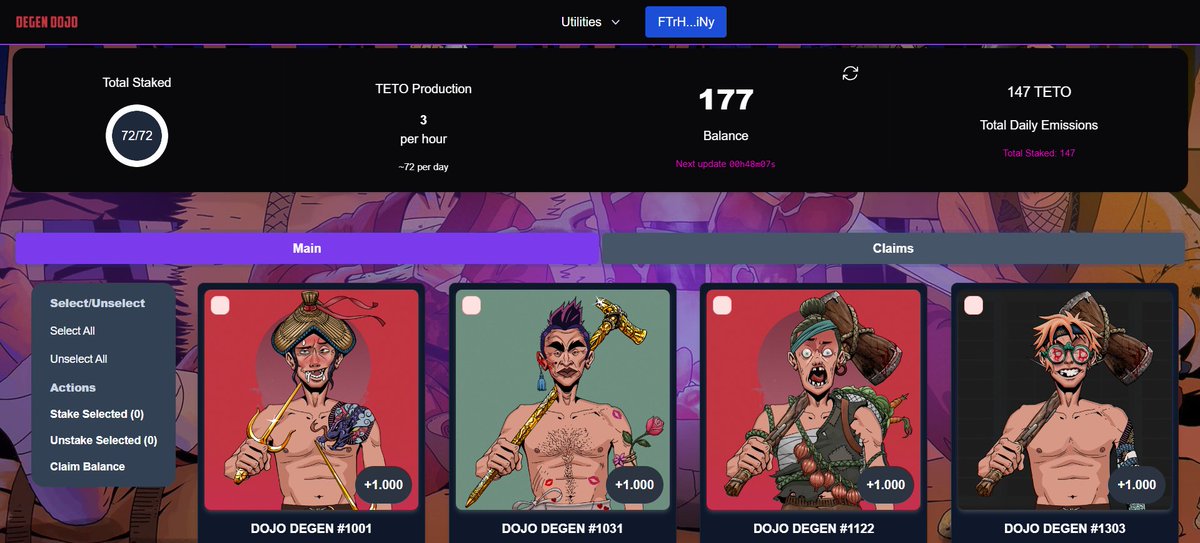 🤝 GM to all DEGENS...it was about time to be able to STAKE and farm TETO...we would like to announce our collab with @Sol_Suite and thank <a href="/bakaburg24/">Bakaburg</a> <a href="/demdan/"></a> for their support...as a derugged project this means a lot...big shout out to <a href="/CarlosOMFG/">Carlos | Gambulls.com</a>...the adventure unfolds 🤝