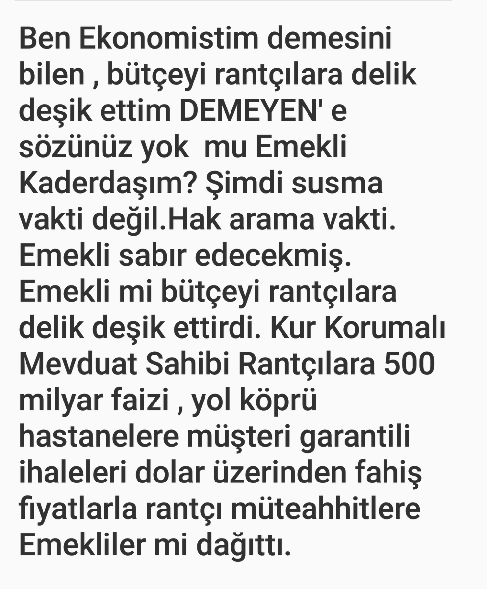 mustafadnt3452's tweet photo. #EmeklidenYUH
Hiç kimse veya siyasi parti vazgeçilmez değildir.
Emeklinin AHI iktidardan edecek ŞAH'ı
#31MartEmeklininHesapGünü
#EmekliNetOyRet
@RTErdogan
@Akparti
@dbdevletbahceli
@MHP_Bilgi https://t.co/bNgP8DhxCr